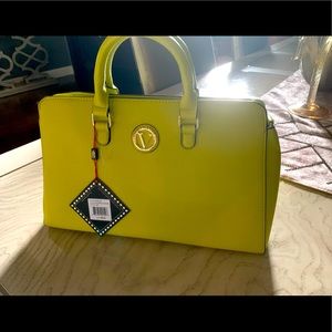 Beautiful neon green hand bag